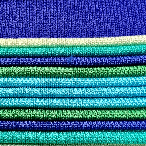 Torn by Ronny Kobo Harlow 2 piece skirt set teal small vibrant spring bodycon - Picture 7 of 7